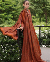 KARANDI 3PC EMBROIDERED DRESS EMBROIDERED SHAWL